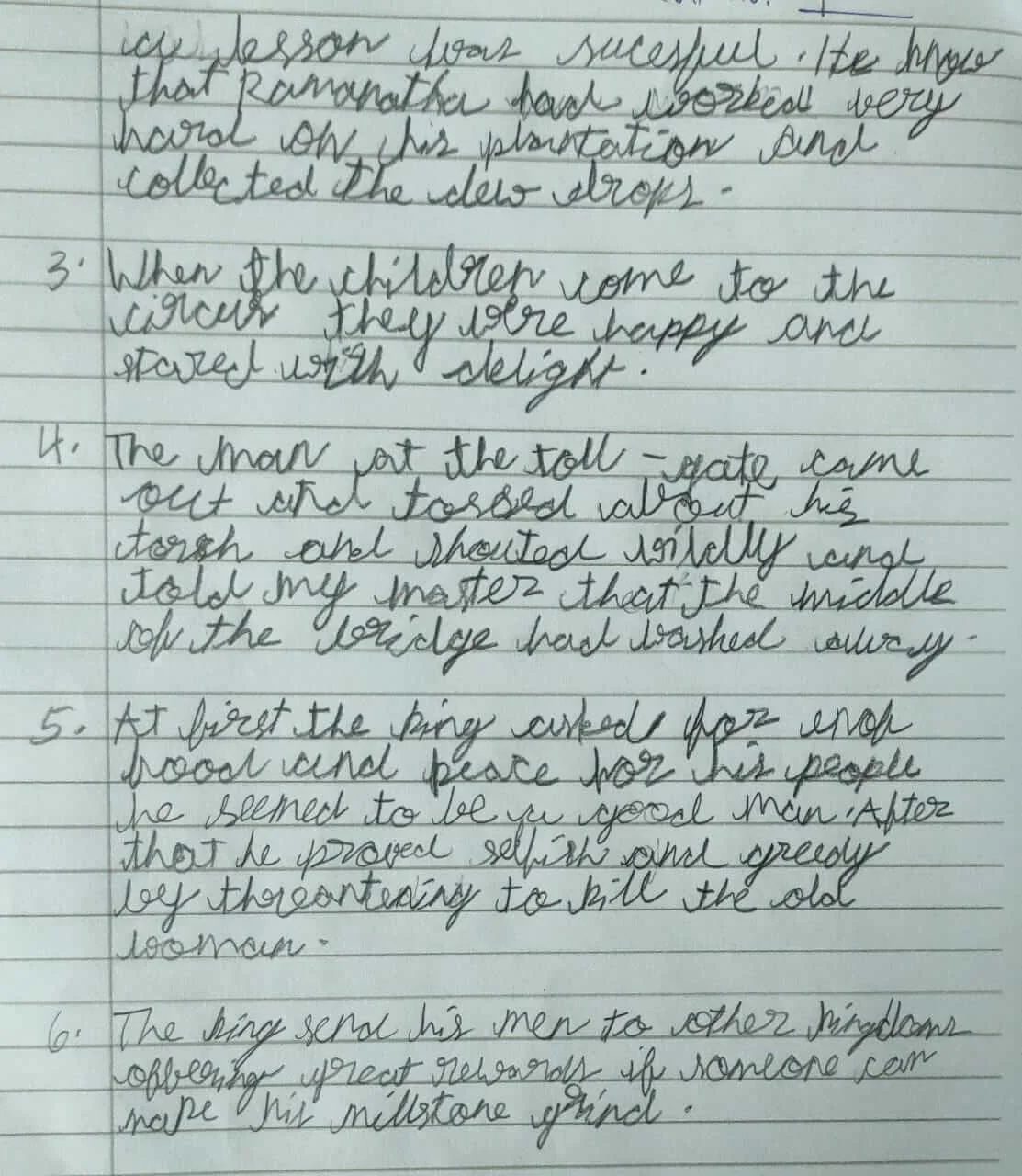 Handwriting before the program